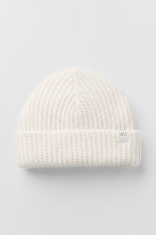 Courchevel Cashmere Beanie - Ivory