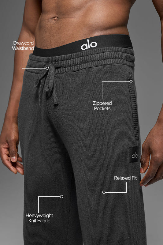 Scholar Straight Leg Sweatpant - Anthracite