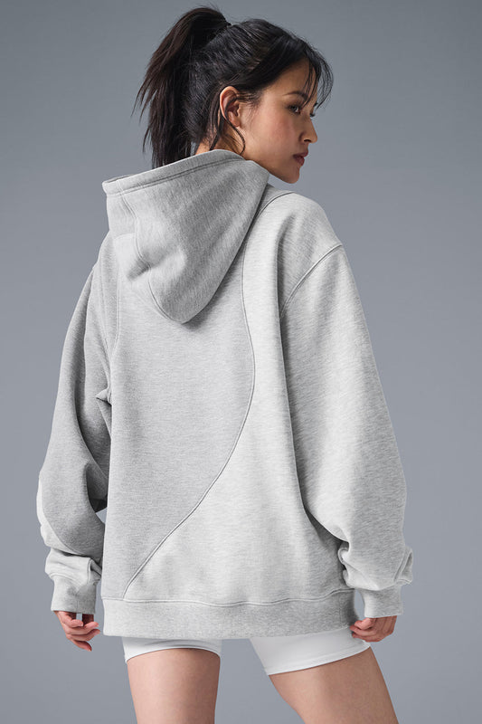 Make Waves Hoodie - Athletic Heather Grey Tonal