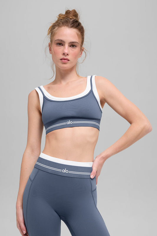 Airbrush Better Together Bra - Bluestone/White