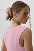 90's Claw Clip - Pink Marshmallow Shell