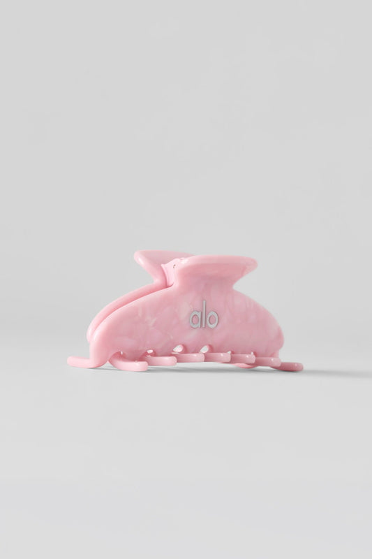 90's Claw Clip - Pink Marshmallow Shell