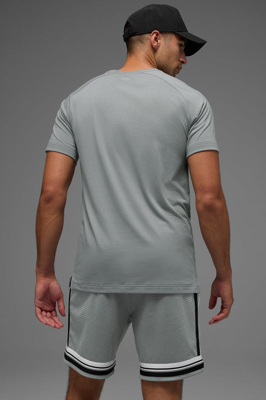 Triumph Raglan Tee - Lunar Grey