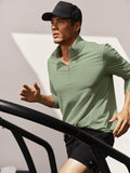 Conquer 1/4 Zip Reform Long Sleeve - Dune Grass