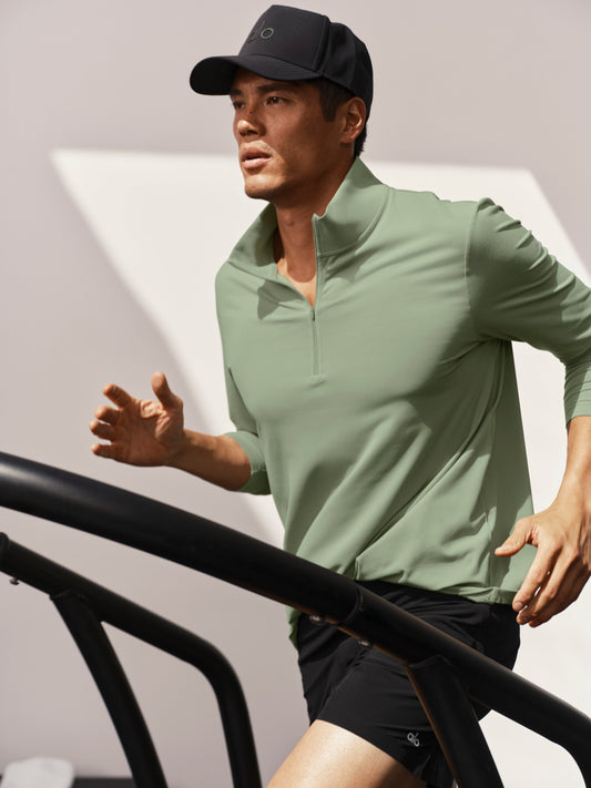 Conquer 1/4 Zip Reform Long Sleeve - Dune Grass