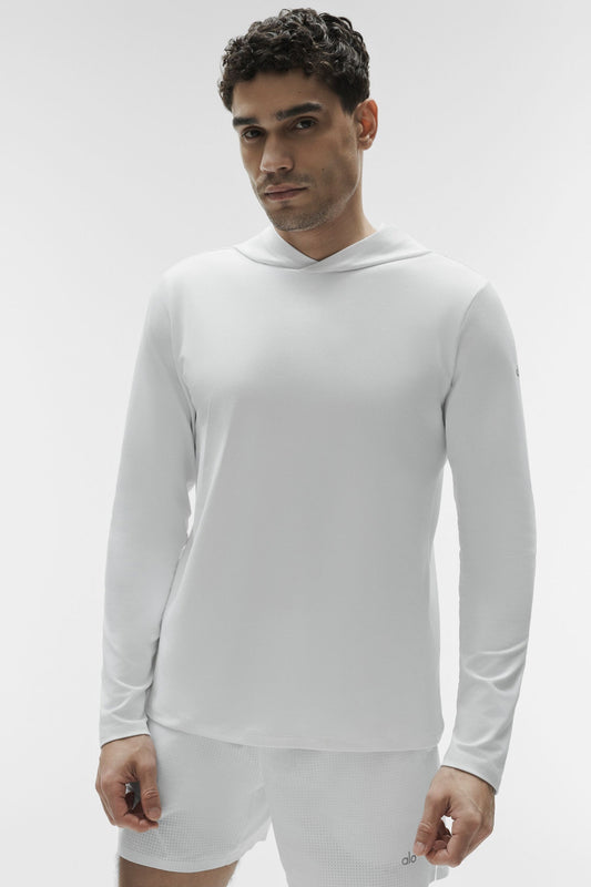 Conquer Reform Long Sleeve With Hood - White