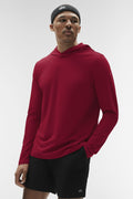 Conquer Reform Long Sleeve With Hood - Garnet