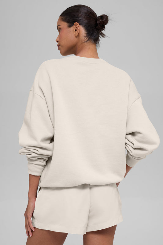 Accolade Crew Neck Pullover - Bone