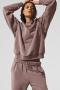 Accolade Crew Neck Pullover - Mushroom