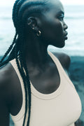 Goddess Ribbed Go-To Tank - Macadamia