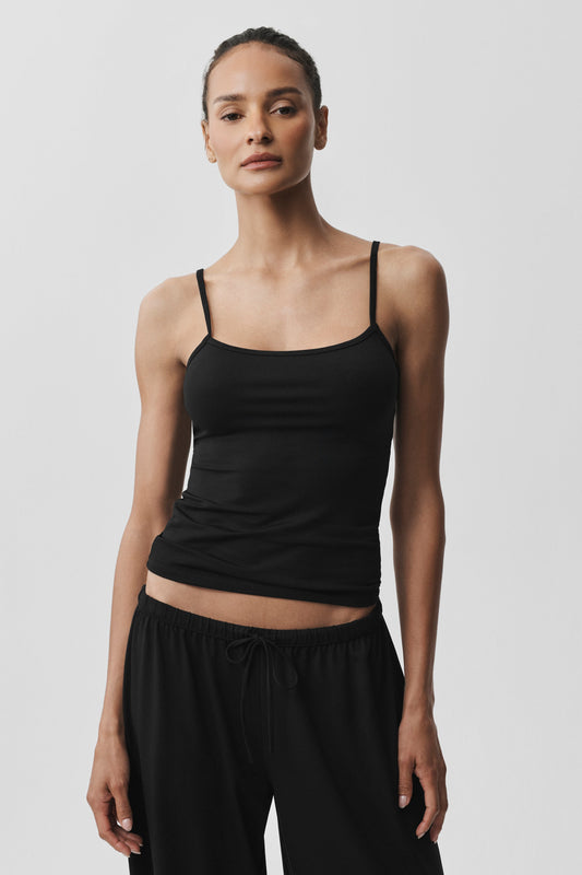 Alosoft Finesse Cami Tank - Black