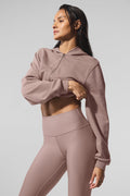 Sweet Escape Zip Up Hoodie - Taupe