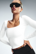 ALO Softsculpt Precision Long Sleeve - White