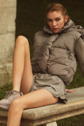 Gold Rush Puffer Vest - Light Cocoa