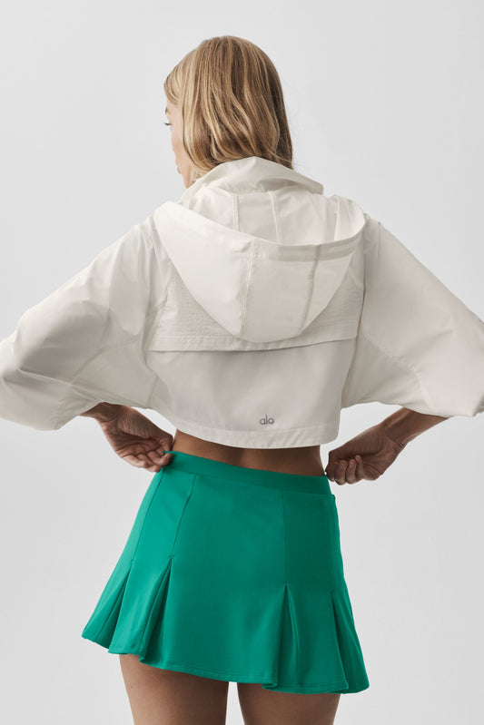 Cropped Playmaker Jacket - Ivory