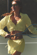 Cropped AloBreezy Full-Zip Cover Up - Sunshine