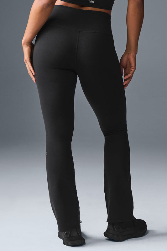 Airbrush High-Waist Bootcut Legging (Regular) - Black