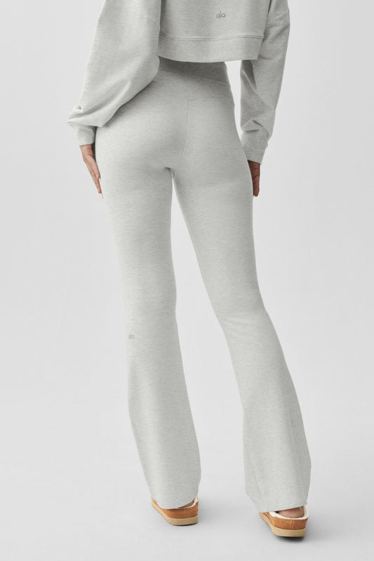 Sway Bootcut Sweatpant - White Heather