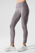 Washed Alosoft High-Waist Sunray Legging - Cool Grey Wash