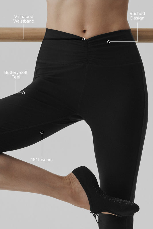 Alosoft High-Waist Intuition Capri - Black