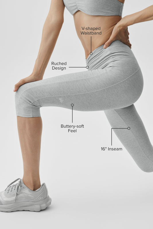 Alosoft High-Waist Intuition Capri - Vintage Athletic Heather