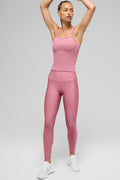 High-Waist Airlift Legging - Pink Wild Rose