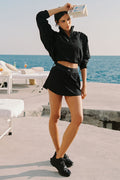 Match Point Tennis Skirt - Black