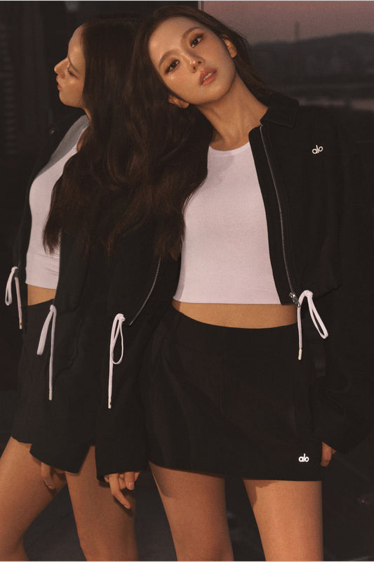 Fan Club Mini Skirt - Black