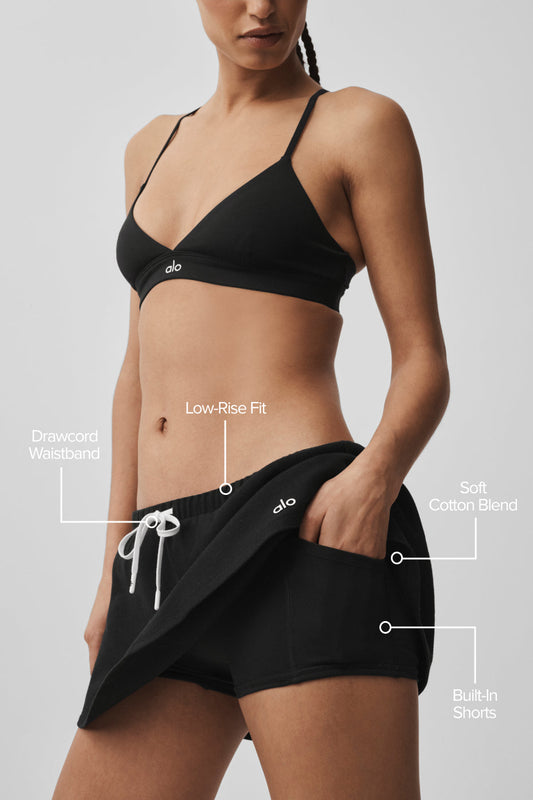 Low-Rise Fan Favorite Micro Skirt - Black